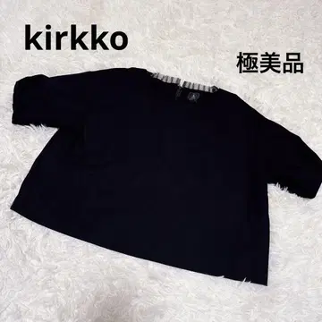 kirkko 키르코 블라우스 상의 프리 블랙 컨디션 최상