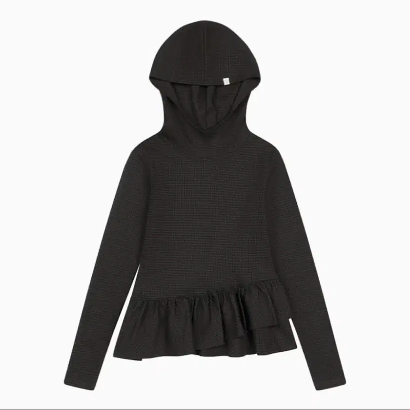 Ohesio Frill Hooded T-shirt Khaki Check on Bunjang Global Site.
