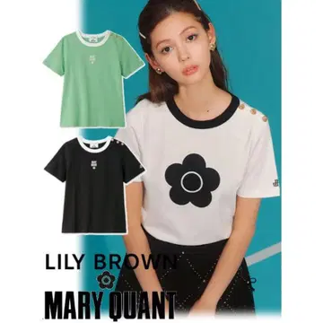 Lily Brown MARY QUANT 클래식 컴팩트 티셔츠