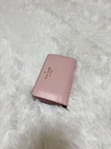 kate spade 핑크 접이식 지갑