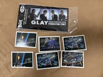 GLAY 30th 티켓 디자인 참 GIGO 한정판