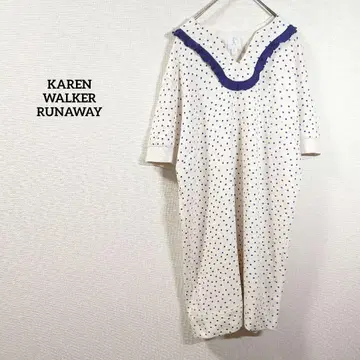 KAREN WALKER RUNAWAY 원피스 물방울 패턴 프릴