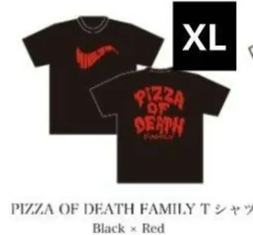사바시스터 티셔츠 XL PIZZA OF DEATH 블랙 새상품