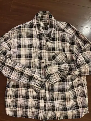 RATS XL 플란넬 셔츠 체크 무늬