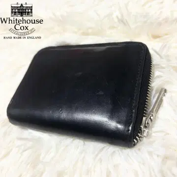 화이트 하우스 콕스 Whitehouse Cox 라운드 지퍼 접이식 지갑