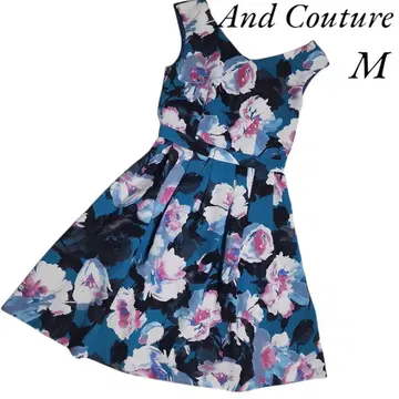 And Couture 앙데팡당 꽃무늬 슬리브리스 원피스