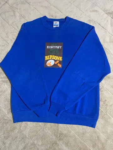 Ripzone 파랑 맨투맨 90s Made in USA