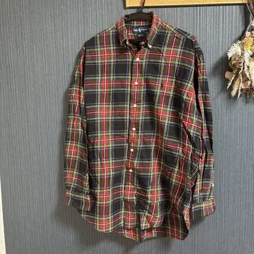 Ralph Lauren 체크 무늬 긴팔 셔츠