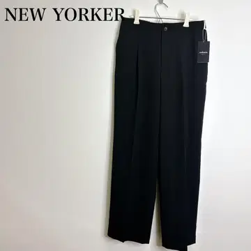 택 포함 새상품 NEW YORKER 블랙 슬랙스 사이즈 9