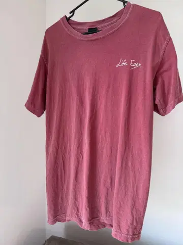 Suchmos Life Easy 티셔츠 S 사이즈 빨간색