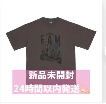 타임리스 timelesz 티셔츠 FAM 티셔츠 차콜 그레이