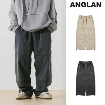 ANGLAN 안글란 피그먼트 와이드 팬츠 이지 팬츠