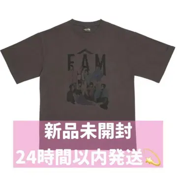 타임리스 timelesz 티셔츠 FAM 티셔츠 차콜 그레이