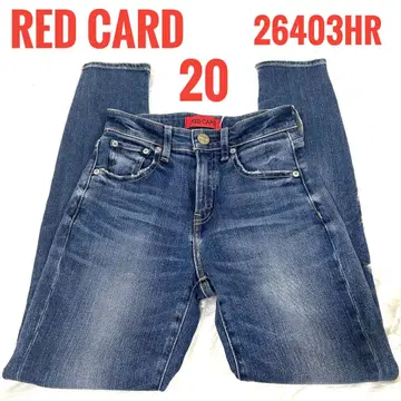 레드카드 데님 20 사이즈 컨디션 최상 스키니 26403HR 일본제