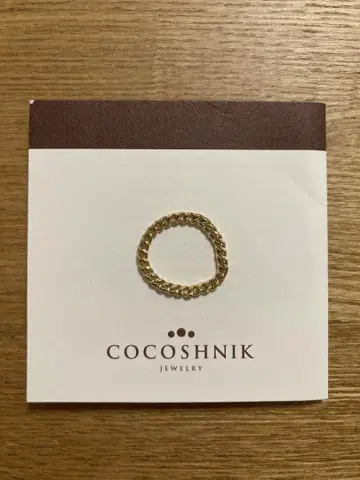 COCOSHNIK K10 체인 반지