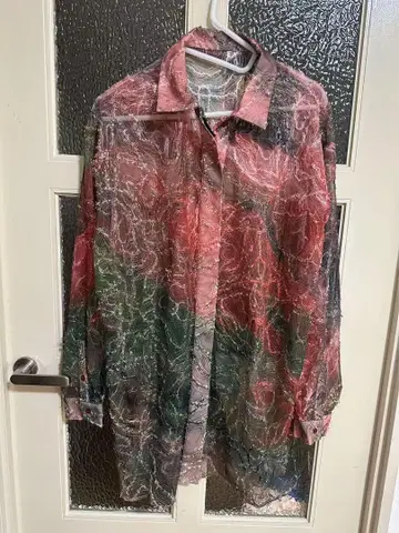리플 샤기 아트 셔츠