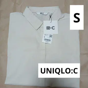 유니클로: C 새상품 크롭 셔츠 S 슬리브리스 유니클로 시