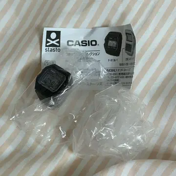 CASIO 워치 반지 컬렉션 F-91W-1 가챠가챠