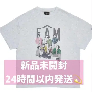 타임리스 timelesz 티셔츠 FAM 티셔츠 화이트