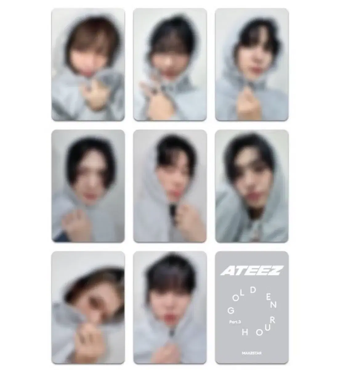 Makestar Ateez Hoodie Version Buncheol