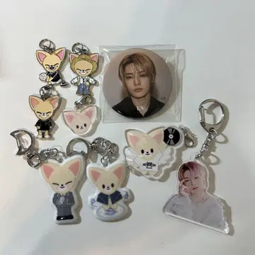 아이엔 키링 캔뱃지 skzoo 폭시니
