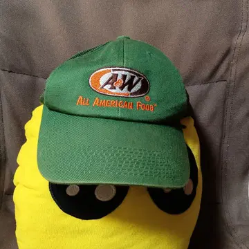 A&W 그린 컬러 캡 로고
