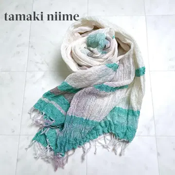 tamaki niime roots shawl MIDDLE 코튼 100%