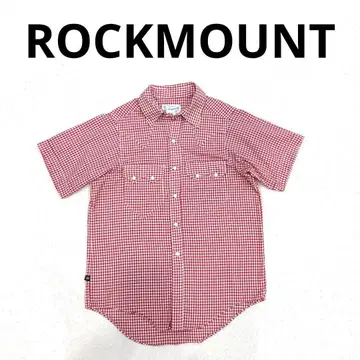락 마운트 ROCKMOUNT 깅엄 체크 웨스턴 셔츠