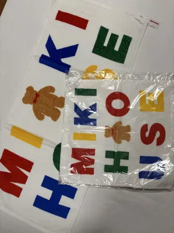 미키 하우스 페이스 타월 & 핸드 타월 2장 세트 택 포함 미사용 새상품