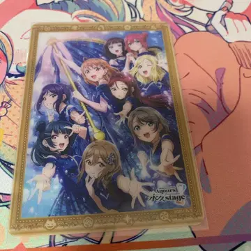 Aqours 러브 라이브 선샤인 클리어 카드
