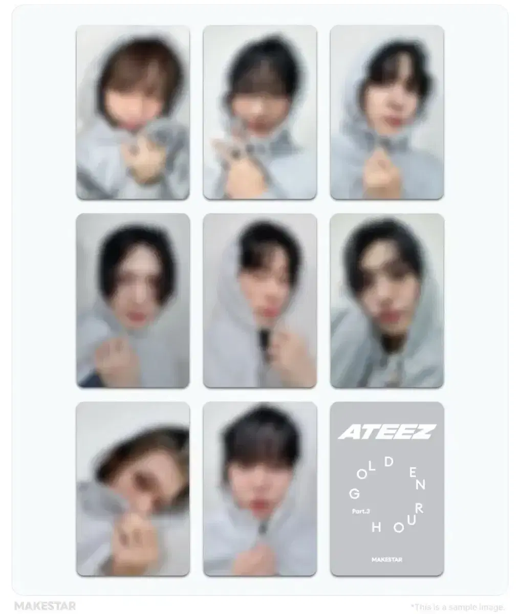 Makestar Hoodie Version Ateez Buncheol, Golden Hour 3 Lemon Drop