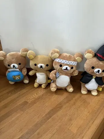 리락쿠마 봉제 인형 6종 세트