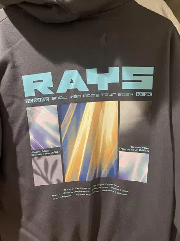 RAYS Snow Man Dome Tour 2024 집업 후드티