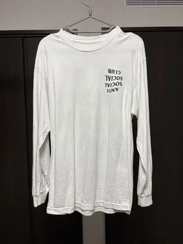 ANTI SOCIAL SOCIAL CLUB 화이트 롱 T