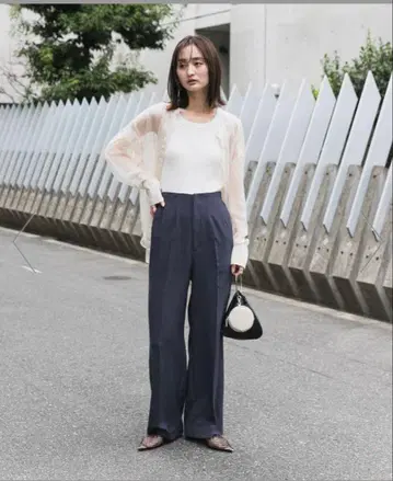 'UR TECH DRYLUXE' 린넨 같은 와이드 팬츠
