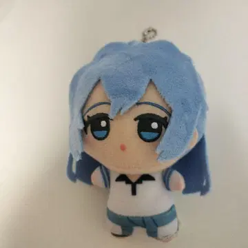 컬러풀 피치 루나 봉제 인형 파란색 약 10cm