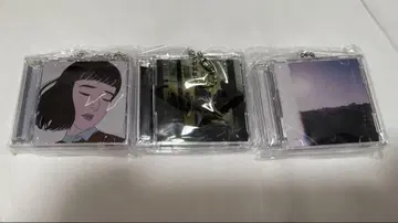 마카로니 연필 미니어처 CD풍 키링 3개 세트