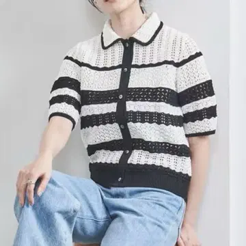 새상품 UNITED ARROWS Early/SM 폴로 니트