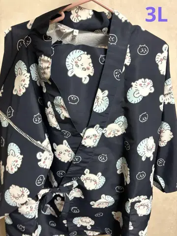 Avail 아베일 치이카와 모몽가 진베이 상하의 세트 3L