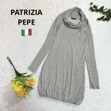 Patrizia Pepe 이탈리아제 터틀 긴팔 원피스 그레이 S 슬림
