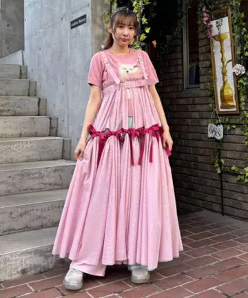 캔스파 풀 오브 리본 하네스 튤 스커트