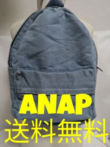 ANAP 아냅 데님 럭색 백팩 스카이블루