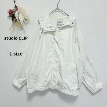 스튜디오 클립 studio CLIP 마운틴 후드티 화이트 L