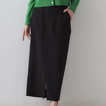 opaque.clip 린넨 같은 스트레치 타이트 스커트