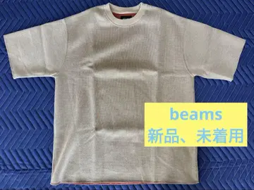 BEAMS 니트 반팔 남성용