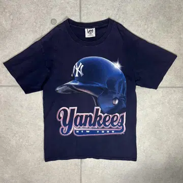 NEW YORK YANKEES 티셔츠 90년대 카피라이트 프린트
