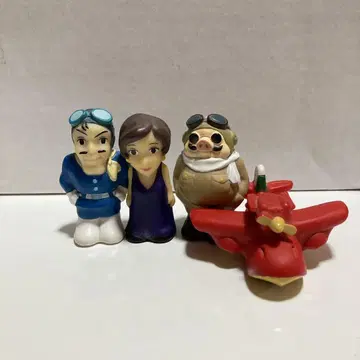지브리 붉은 돼지 손가락 인형 단종 상품 포르코 로쏘 마담 지나