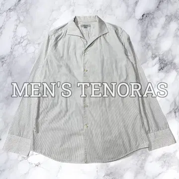MEN'S TENORAS 멘티노라스 긴팔 셔츠 스트라이프 코튼