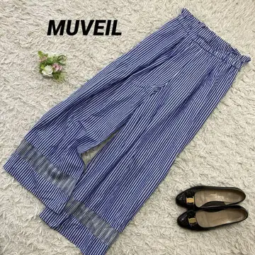 MUVEIL 무베일 스트라이프 이지 팬츠