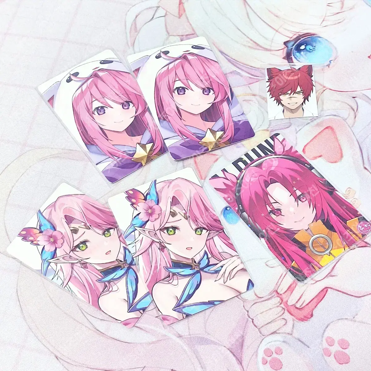League of Legends LoL Lux Alune Set Heartsteel Unofficial Goods ID Photo Unofficial Poca Goods